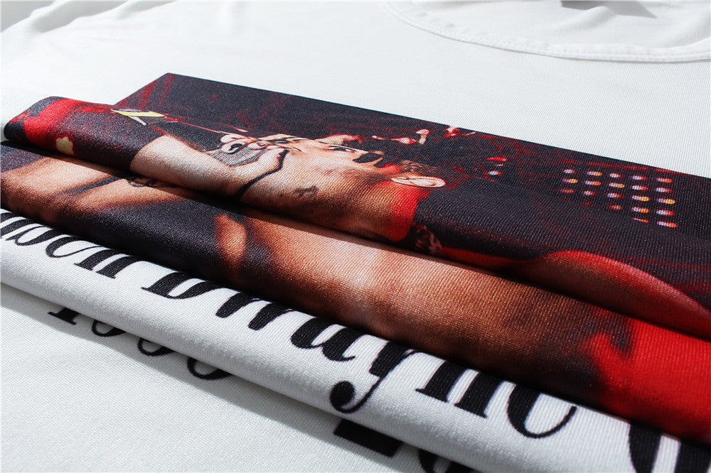 Woman Of Faith Print T-Shirt Team Uniform European And American Fabrics