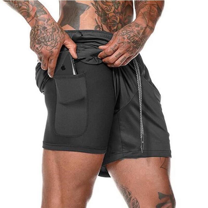 2 In 1 Double-Deck Workout Shorts