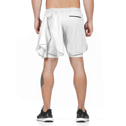 2 In 1 Double-Deck Workout Shorts