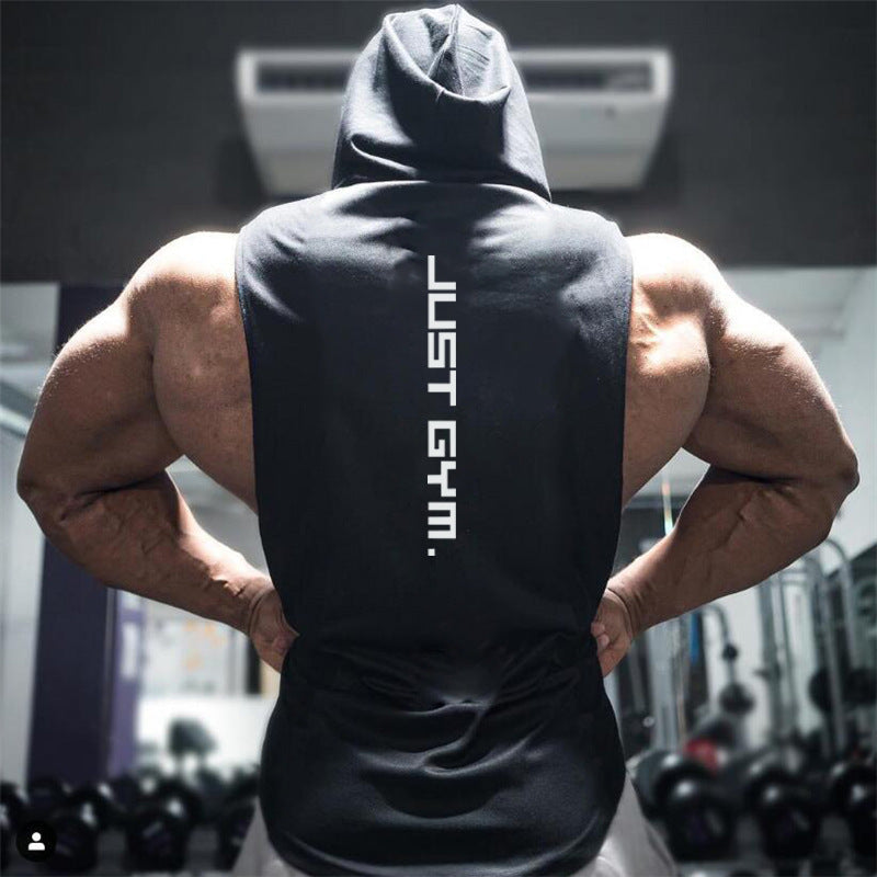 Fitness Hooded Loose Vest