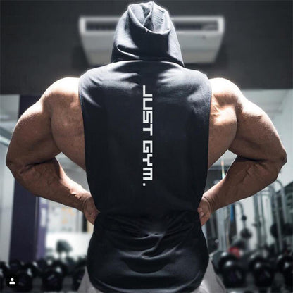 Fitness Hooded Loose Vest