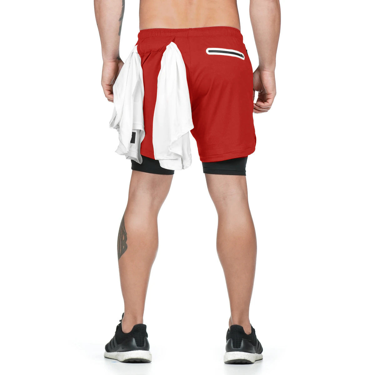 2 In 1 Double-Deck Workout Shorts