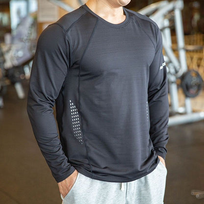 Loose Long Sleeve Fitness T-Shirt