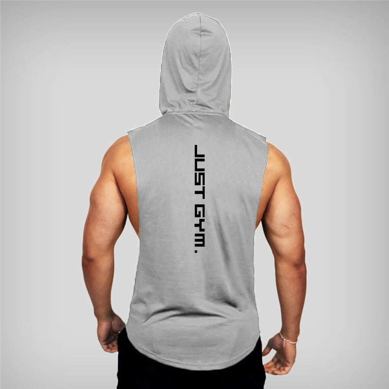 Fitness Hooded Loose Vest