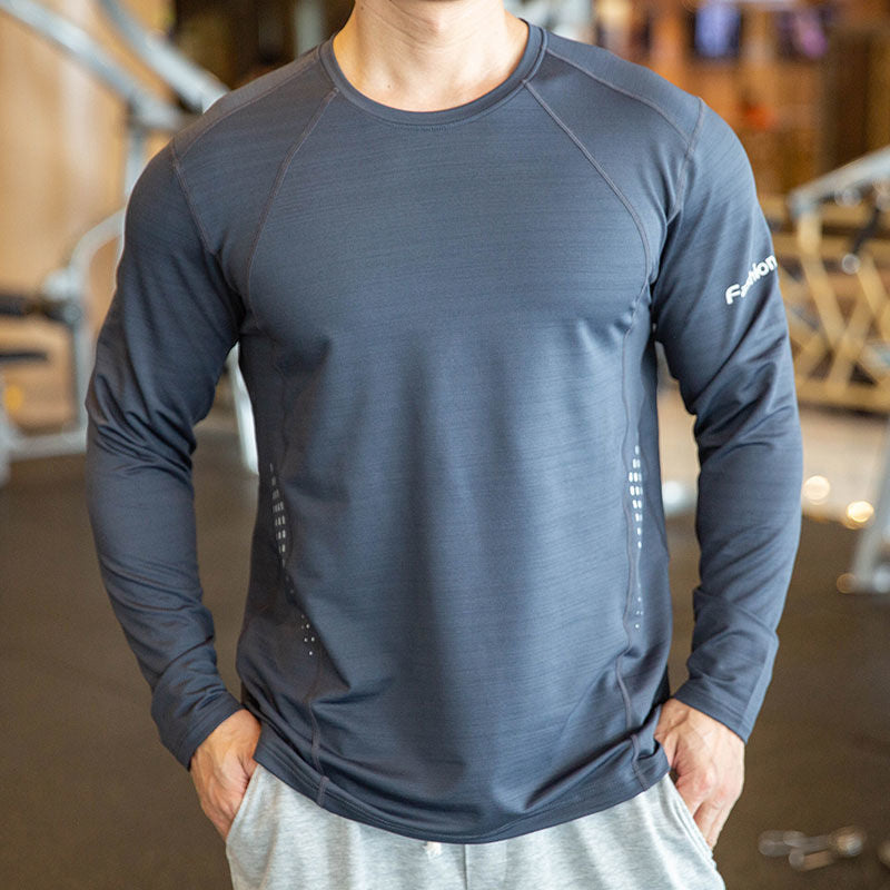 Loose Long Sleeve Fitness T-Shirt