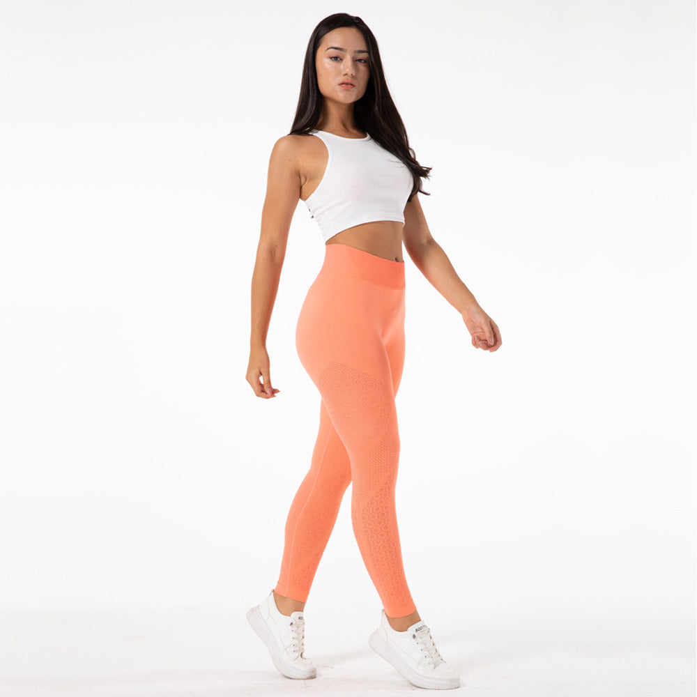 Seamless Hollow Push-Up Leggings