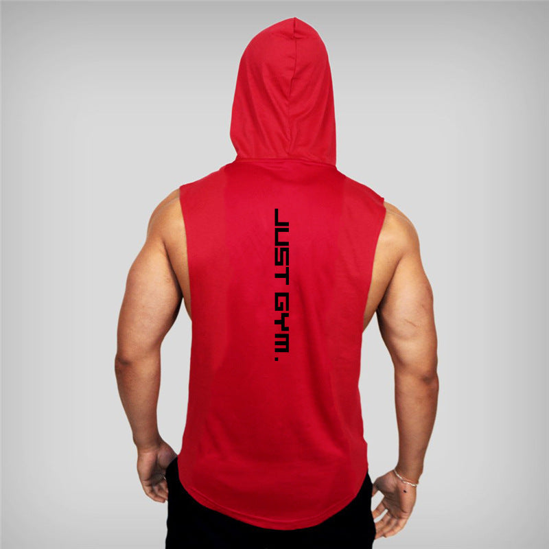 Fitness Hooded Loose Vest