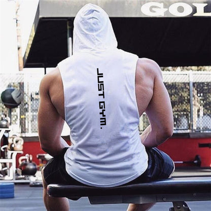 Fitness Hooded Loose Vest